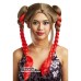 Funky Braided Wig - Red and Brown