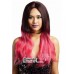 Wavy O' Curl Ombre Wig - Pink and Black