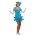 Sequin Fringe Turquoise