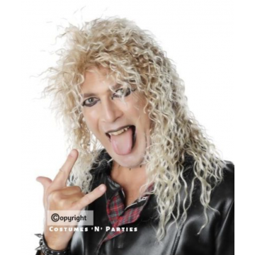 Rock Star Blonde Long Curly Wig