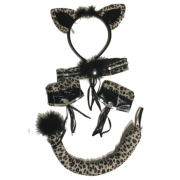 Animal Set - Leopard White 5 Pieces Kit
