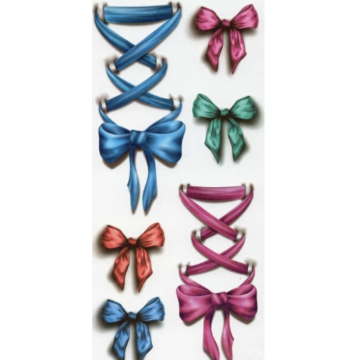 Colorful Ribbon Tattoos