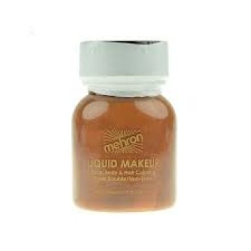 Brown liquid mehron make up