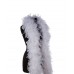Feather Boa Tinsel - White