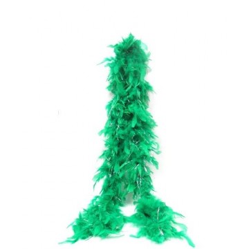 Feather Boa Tinsel - Green