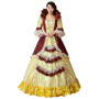 Golden Brocade Dress