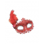 Crimson Lace Masquerade Eyemask Red