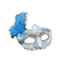 Crimson Lace Masquerade Eyemask Blue