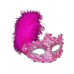 Crimson Lace Masquerade Eyemask Pink
