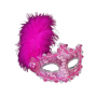 Crimson Lace Masquerade Eyemask Pink