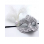 Crimson Lace Masquerade Eyemask White