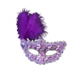 Crimson Lace Masquerade Eyemask Purple