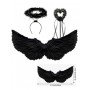 Angel Wings Set (Big) - Black