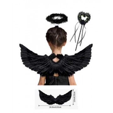 Angel Wings Set - Black