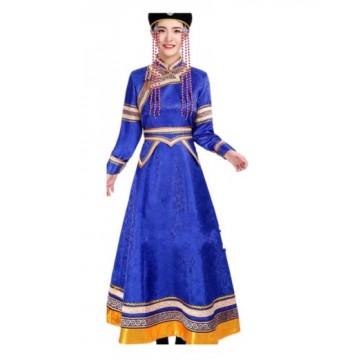 Traditional Mongolian Princess - Blue