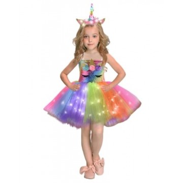 Girl Led Unicorn - Rainbow