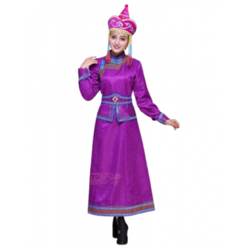 Traditional Mongolian Princess - Magenta