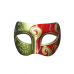 Swirly Colorful Eyemask (Gold/Red)