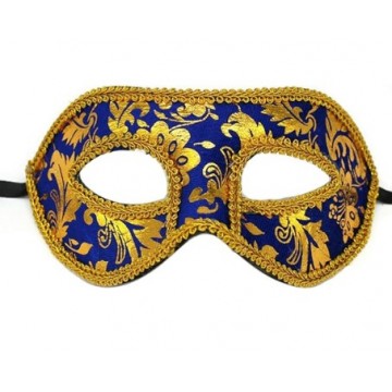 FLOWER MASK SEQUIN - BLUE