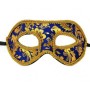 FLOWER MASK SEQUIN - BLUE