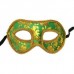 FLOWER MASK SEQUIN - GREEN
