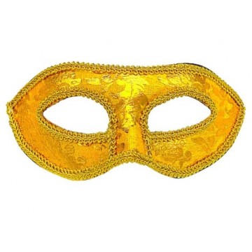 FLOWER MASK SEQUIN - GOLD