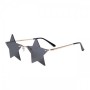 Rimless Star Glasses - Black