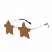 Rimless Star Glasses - Brown