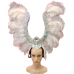 Samba White Feather Headdress