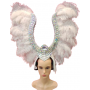 Samba White Feather Headdress
