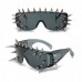 Punk Spike Studded Glasses - Black