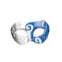 Swirly Colorful Eyemask (Silver/Blue)