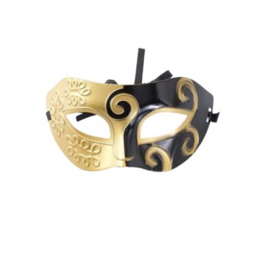 Swirly Colorful Eyemask (Gold/Black)