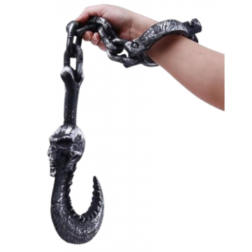 Skull Hook with Chain