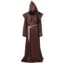 Brown Hooded Robe