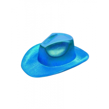 Shimmer Cowboy Hat - Turquoise