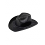 Shimmer Cowboy Hat - Black