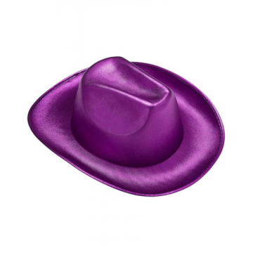 Shinny Solid Cowboy - Purple