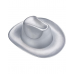 Shinny Solid Cowboy - Silver