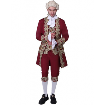 Victorian 18th Century Man - Red