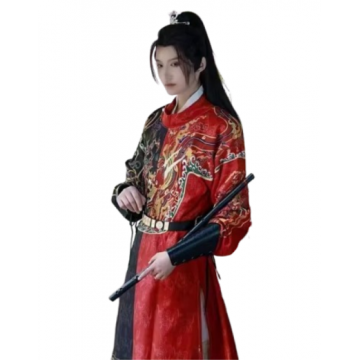Hanfu Flying Dragon Black/Red