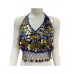 Chic Cabaret Top - Blue