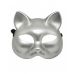 Sleek Cat Mask - Silver