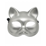 Sleek Cat Mask - Silver