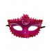 Victorian Sequin Mask - Pink