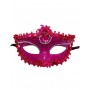 Victorian Sequin Mask - Pink