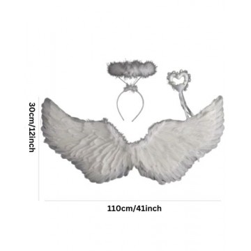 ANGEL WINGS SET BIG - WHITE