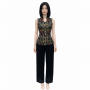 Cheongsam Qipao Black Set