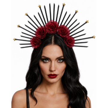 Goth Flower With Star Crown