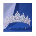 Multicolor Rhinestone Silver Crown